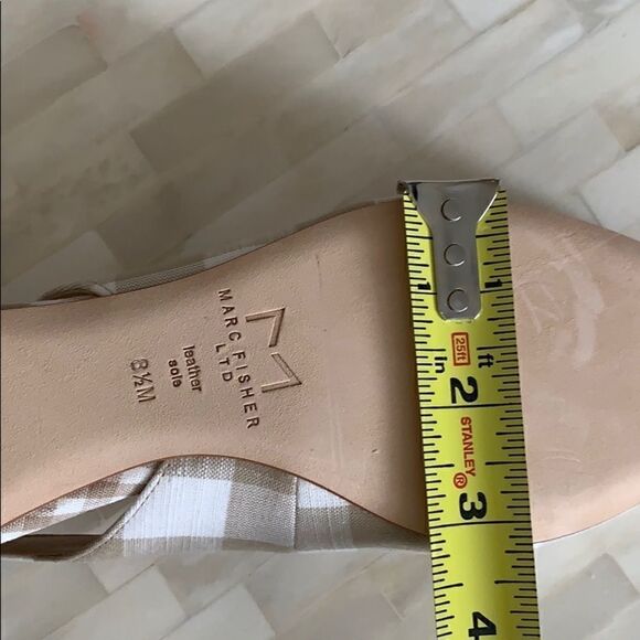 Marc Fisher | Samera slingback flat | tan/white - Picture 8 of 8